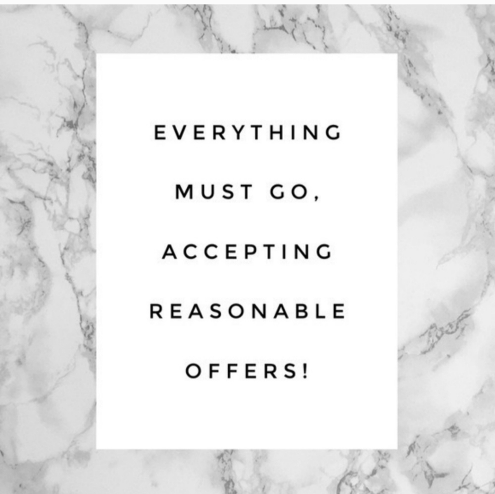 accepting Reasonable offers